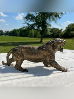 Handmade Vintage Brass Panther